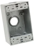 Eaton Wiring Devices 1116-SP Single Weatherproof Outlet Box, 1-GANG Fs. Fixed Price $12.77.