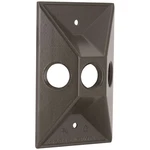 Hubbell 5189-2 Cover, Cluster, Lampholder, 4-19/32 In L, 2-27/32 W, Rectangul. Fixed Price $17.91.