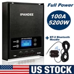 100A Mppt Solar Charge Controller 250V Lcd Regulator 12V/24V/36V/48V W/bt. Fixed Price $185.99.