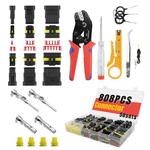 808PCS 50SETS Waterproof Automotive Electrical Connectors Plug Kit Wire Conne.... Fixed Price $48.10.