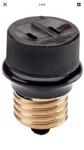 Lot Of 2 Pass & Seymour #808CC10 Brown Electrical Lampholder Adapter,edison Base. Fixed Price $10.99.