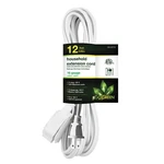 Gogreen Power GG-24712 16/2 Household Extension Cord, 3 Outlets, White, Ft. Fixed Price $16.75.