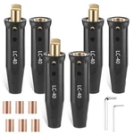 Pcs LC40 Welding Lead Connectors Set Female Cable 1/0 2/0 Size 350 Amp. Fixed Price $57.73.