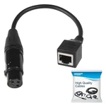 Hqrp 3-PIN Xlr Female RJ45 Adapter, Network Connector Extension Cable 8 Inche. Fixed Price $6.95.