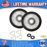2 Pack *new* 3397590 Dryer Drum Roller Kit Fits Whirlpool Kenmore Sears Roper. Fixed Price $9.99.