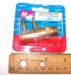 Brass Tank Fuel Fitting # 57364 Omc Johnson Evinrude Connector 1/4"NPT. Fixed Price $13.50.