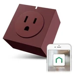 Brand New Mini Wifi Smart Remote Control Timer Switch Power Socket (maroon). Fixed Price $14.99.