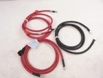 Assortment Of Carolprene Copper Batter Cables 1AWG 2AWG 3AWG 9' 600V. Fixed Price $67.99.