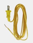 Jandorf Lamp Cord 8' Gold 18 Gauge Polarized Plug Replace Cracked/frayed 60136. Fixed Price $14.99.
