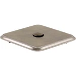 New Square 3 In. Steel Hub Closing Plate For Devices With Openings. Fixed Price $11.99.