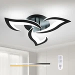 Modern Ceiling Light, 21W Dimmable Lamp Remote Control, 3-LIGHTS Flow.... Fixed Price $64.72.