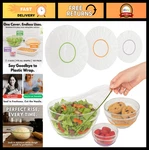 Reusable Elastic Plastic Bowl Covers - 100 Pack, Stretch Fit For Food Storage &. Fixed Price $45.99.
