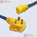 Voltec Pro 30A-15A (m/f) 12" 125V Dogbone Adapter With E-zee Grip #16-00503. Fixed Price $8.94.