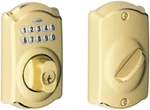 Schlage BE365 V 505 Plymouth Keypad Deadbolt, Electronic Keyless Entry Lock,. Fixed Price $149.99.