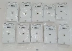 *new* Lot Of 10 Hubbell NS722W White Wall Phone Jack 6 Pos 4 Conn Screw Term. Fixed Price $40.00.