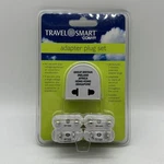Conair Travel Smart Adapter Plug Set Dual Voltage For Most Outlets #M500EN New. Fixed Price $10.95.