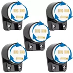 (5PACK) Etl Listed 90 Degree Usa Canada Male Plug Nema 5-15P 3 Pole Angle Diy. Fixed Price $35.00.