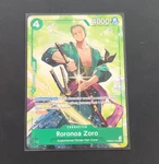 Bandai One Piece Card Game Roronoa Zoro PRB02-006 Sr Foil 4000 Power. Fixed Price $15.00.
