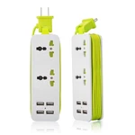 K-century Travel Power Strip Surge Protector With 2 Outlets 4 Usb Green. Fixed Price $23.64.