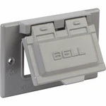 Bell Gray Weatherproof Outdoor Electrical Gfci Receptacle Cover 5101-5 / 502510. Fixed Price $8.90.