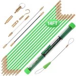 14FT Fiberglass Running Electrical Wire Cable Glow Rods Pulling, Fish Ro.... Fixed Price $20.87.