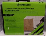 Greenlee 7310SB 11 Ton Hydraulic Knockout Kit With Hand Pump New. Fixed Price $1799.99.