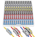 60 Pcs Xhf Colourful Conductor Compact Connectors Lever Nuts, Elec.... Fixed Price $18.42.