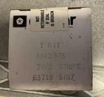 Mopar Dodge Chrysler Tape Stripe Kit Nos 1980S 4342575 Old Stock. Fixed Price $12.00.