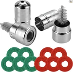 Battery Terminal Cleaner Tool Kit, 2-PACK Post Wire Brush With Metal Cas. Fixed Price $14.99.