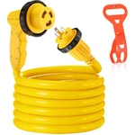 Kanayu 15 Ft 30AMP Nema L5-30P/R Rv Power Extension Cord With 90 Grip Handle Lo. Fixed Price $59.99.