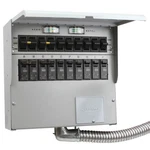 Reliance A510C 120/240-VOLT 50-AMP 10-CIRCUIT Pro/tran Indoor Transfer Switch. Fixed Price $439.00.