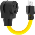 Nema 5-15P To 6-50R Female Adapter Cord,household Plug Yellow+black. Fixed Price $28.41.