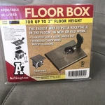 Lot Of 4 Arlington Floor Box Kits FLBAF101BR. Fixed Price $85.00.