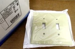Leviton PJ2-I 2-GANG Toggle Switch Ivory Wallplate Lot Of 25. Fixed Price $12.74.