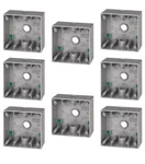 Sigma 8 Pack! Engineered 2-GANG Metal Weatherproof Square Electrical Boxes -new!. Fixed Price $49.99.