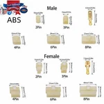 5 Sets 6.3MM 2-8 Pin Electrical Wire Connector Female Socket Plug Terminals. Fixed Price $7.59.
