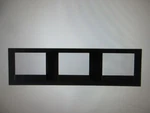 Home Decorators Alberson 18.1 In. W 3-LIGHT Matte Black Frosted Led Vanity. Fixed Price $44.06.