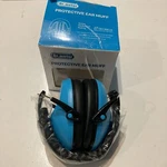 Dr Meter Protective Ear Muffs In Blue EM100B Nrr 27DB Adjustable Fold-away. Fixed Price $19.98.