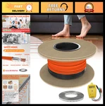Electric Underfloor Heating Cable System - 120V Indoor Heated Wire, Sq.. Fixed Price $171.99.