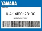 Yamaha Genuine Needle Valve Assy 1UA-14190-28-00. Fixed Price $42.30.