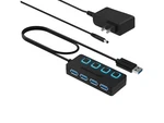 Sabrent HB-UMP3 4-PORT Usb 3.0 Hub With Power Adapter External. Fixed Price $40.61.
