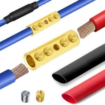 Baala Gauge Butt Connectors Kit Pure Brass, 6PCS Screw Type Quick Wire.... Fixed Price $29.02.