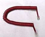 New Cherry Red 6FT Short Phone Handset Cord Receiver Curly Coil Spring Bulk Pack. Fixed Price $7.19.