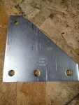 Unistrut B-line B137 4-HOLE Corner Gusset Plate Zinc. Fixed Price $34.99.