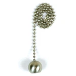 Jandorf 60323 Pull Chain With Nickel Ball, 12" Long No Size, Color. Fixed Price $13.99.