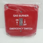 Mulberry 4" Square Gas Burner Cover Plate Red Metal #41025. Fixed Price $12.75.