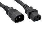 Lot Pcs Ac Power Extension Cord Cable IEC-60320 C13 To C14 18AWG 10A 250V Svt. Fixed Price $49.44.