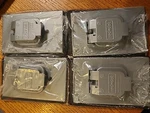 Thomas & Betts Red Dot Weatherproof Metal Receptacle Cover 1-GANG Flip-lid 4 Lot. Fixed Price $10.00.