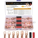 Svaar 68PCS Copper Battery Lug Kits 1 Gauge, Bare Pure. Fixed Price $39.08.