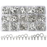 260PCS Awg 22-16 16-14 12-10 Copper Ring Fork Terminals Tin Plated Non-insula.... Fixed Price $33.10.